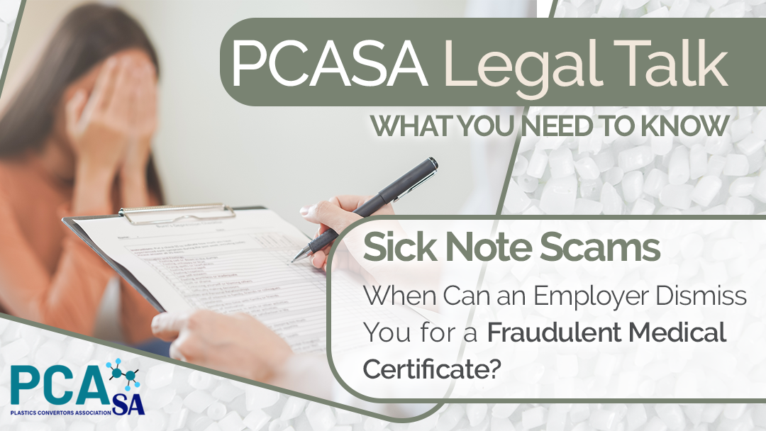 Sick Note Scams: When Can an Employer Dismiss You for a Fraudulent Medical Certificate?