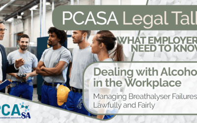 Breathalyser failures in the workplace