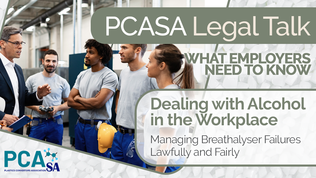 Breathalyser failures in the workplace